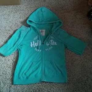 Hollister Girl's Mint Green Hoodie Size Small